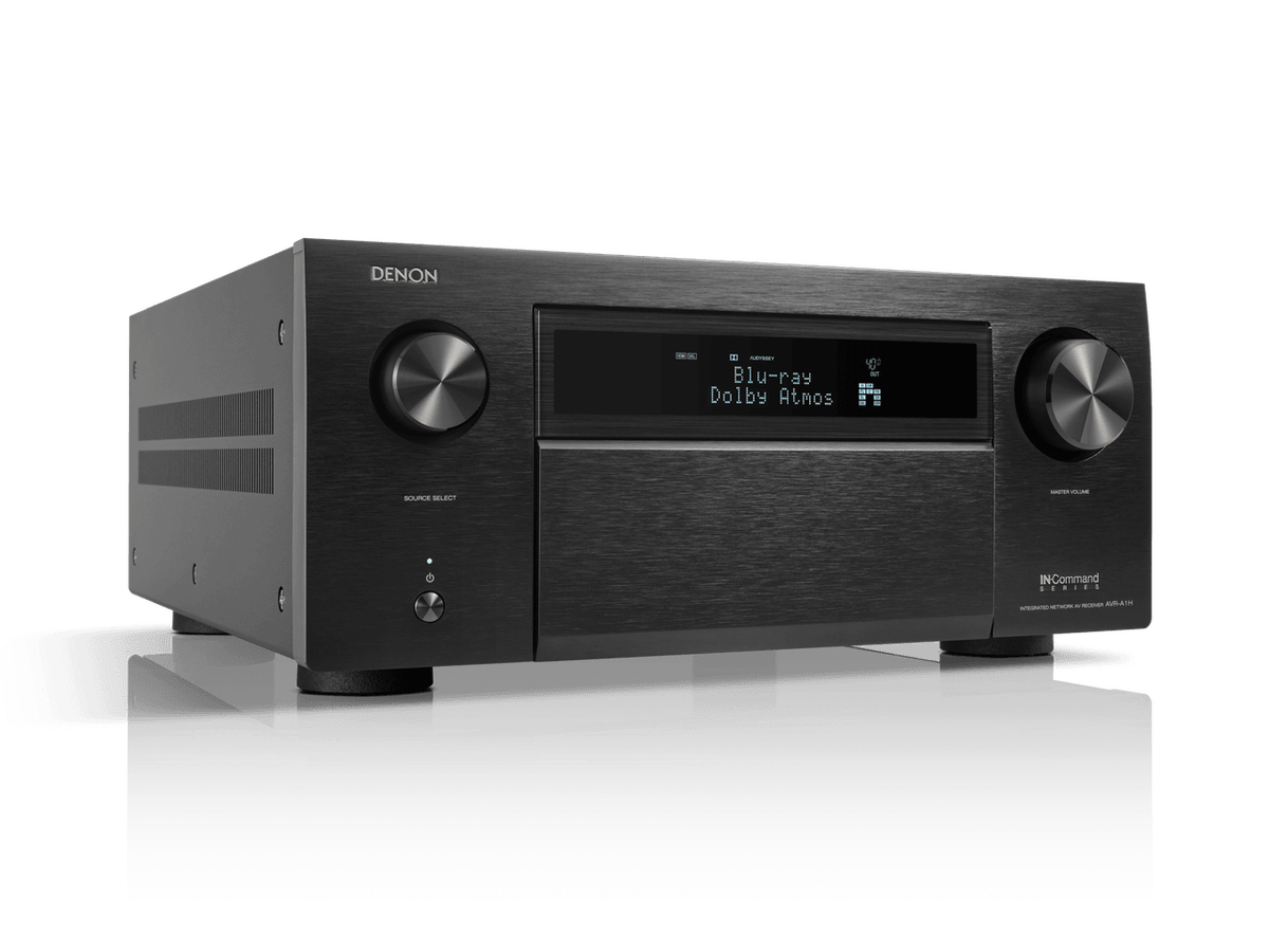 Denon AVR-A1H AV receiver, front view
