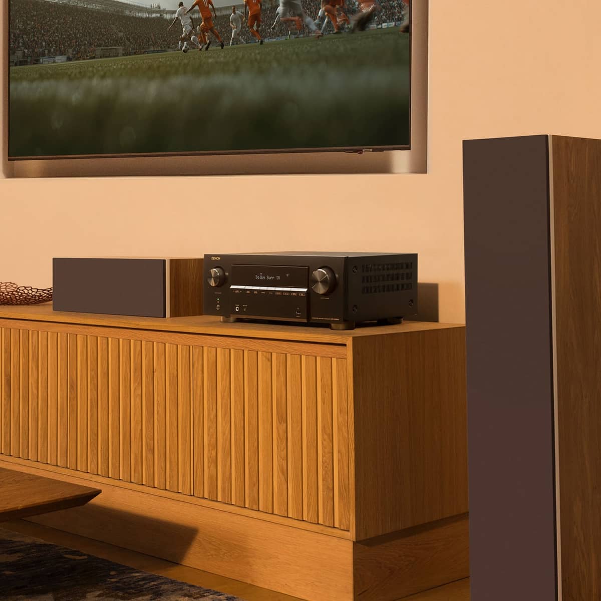 Denon AVR-X2900H AV receiver, front view