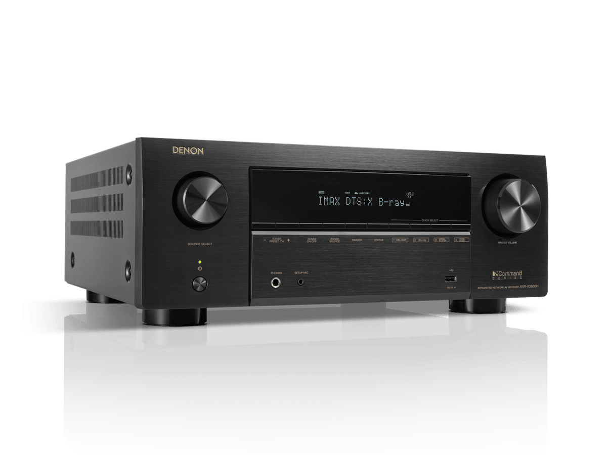 Denon AVR-X3800H AV receiver, front view