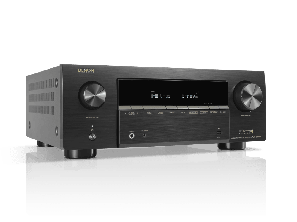 Denon AVR-X3900H AV receiver, alternate view