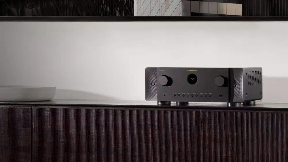 Marantz CINEMA 60 AV receiver in a home theater setup